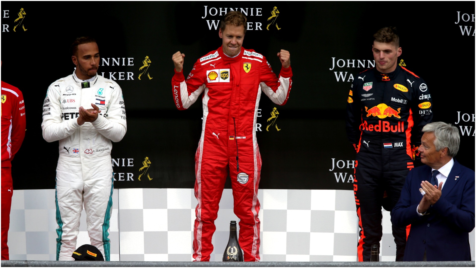 Vettel crashes Ferrari into barrier at F1 event Vettel crashes Ferrari into barrier at F1 event