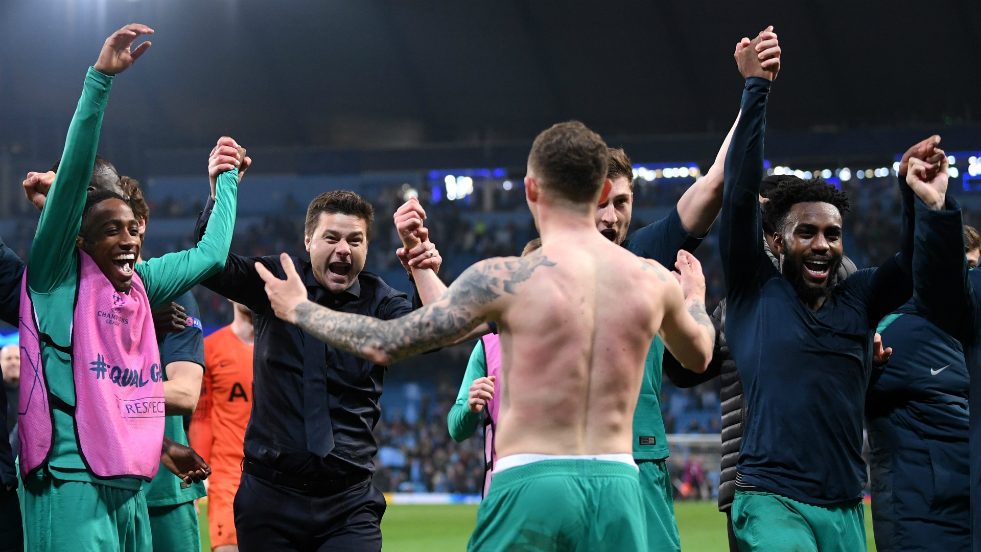 Manchester City v Tottenham and the greatest Champions